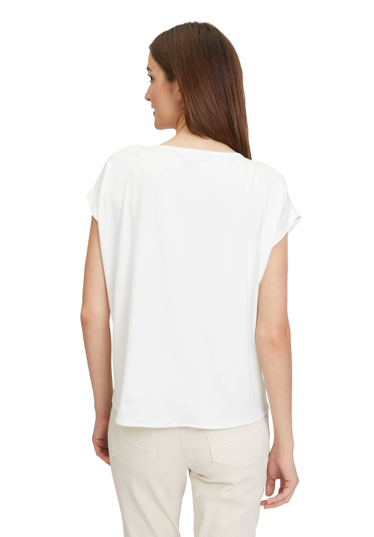 Betty & Co| Damen Casual-Shirt mit Webbesatz