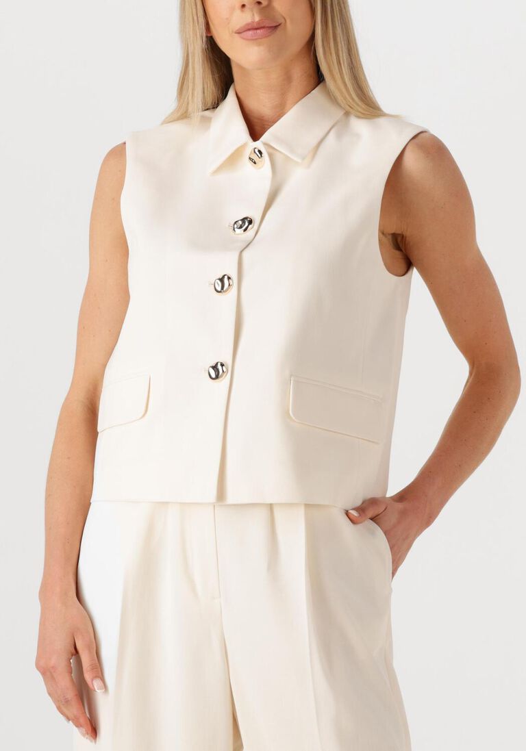 zand herskind gilet brian vest - gold buttons