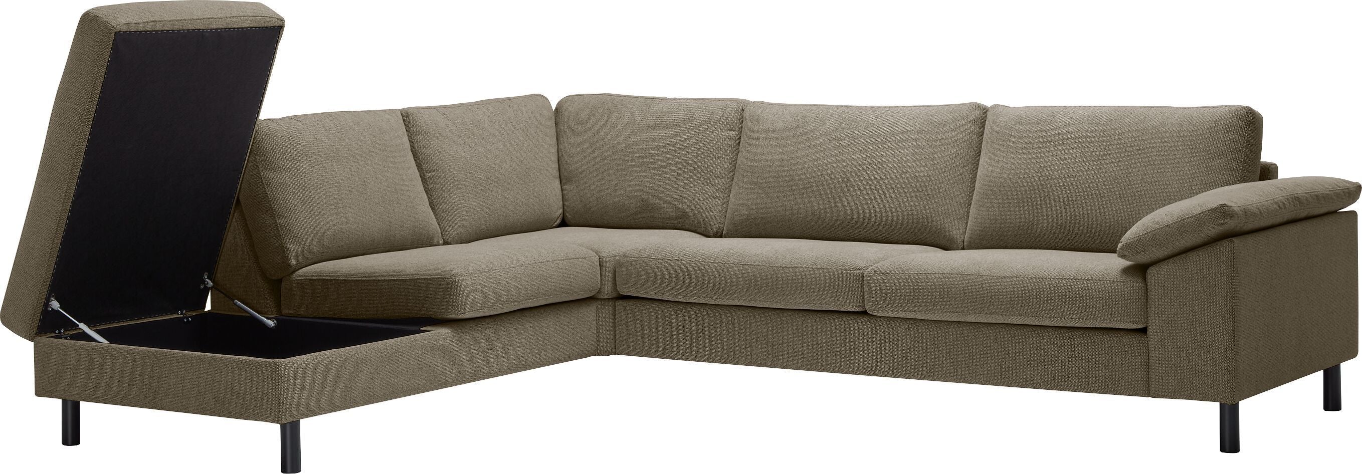 DIENER Ecksofa - Braun / B: 277.0 cm x T: 225.0 cm x H: 81.0 cm