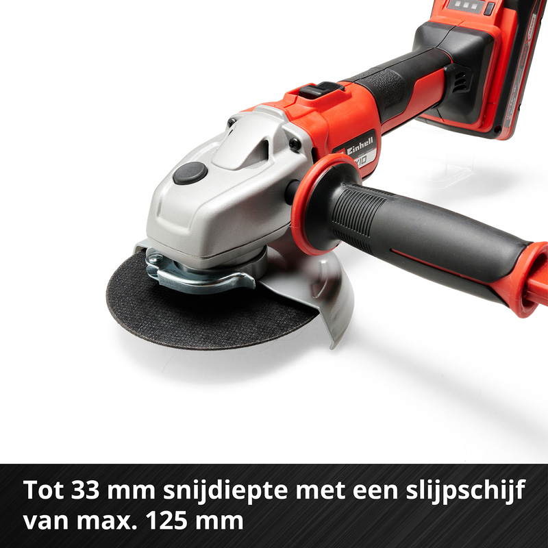 Einhell AXXIO 18/125 accu haakse slijper (body) 18V Li-ion