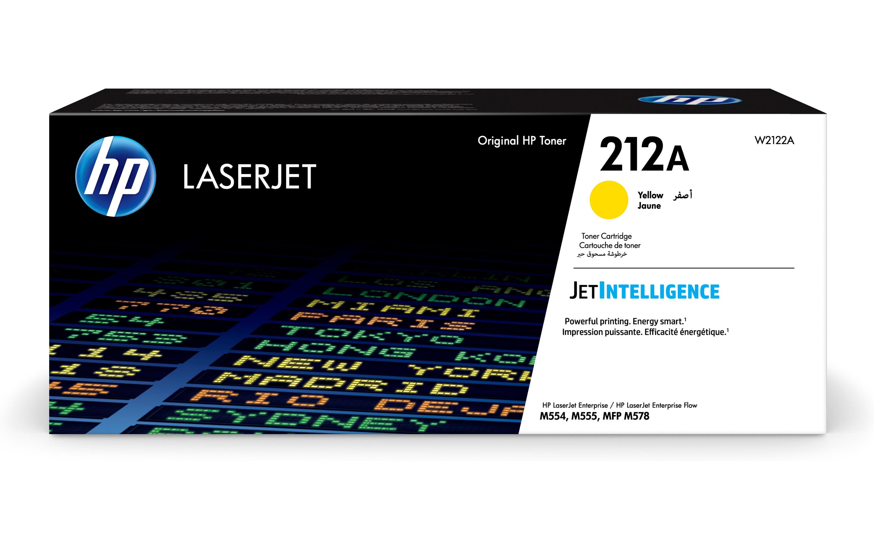 Toner Nr.212A (W2122A) Yellow<br>Tonerkartusche