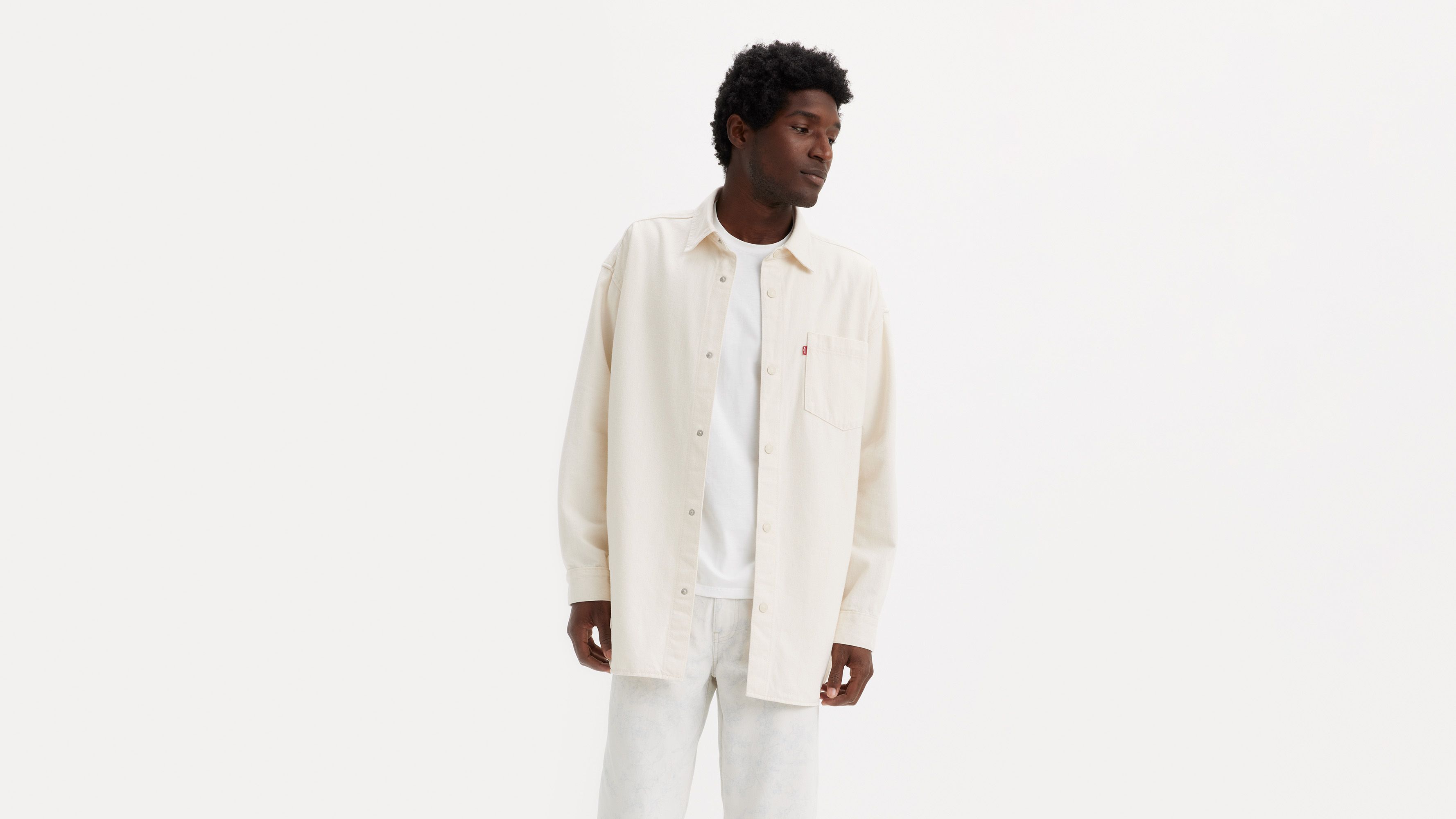 Levi's® Wellthread® chemise Stonefield - Soft Ceramic - Blanc