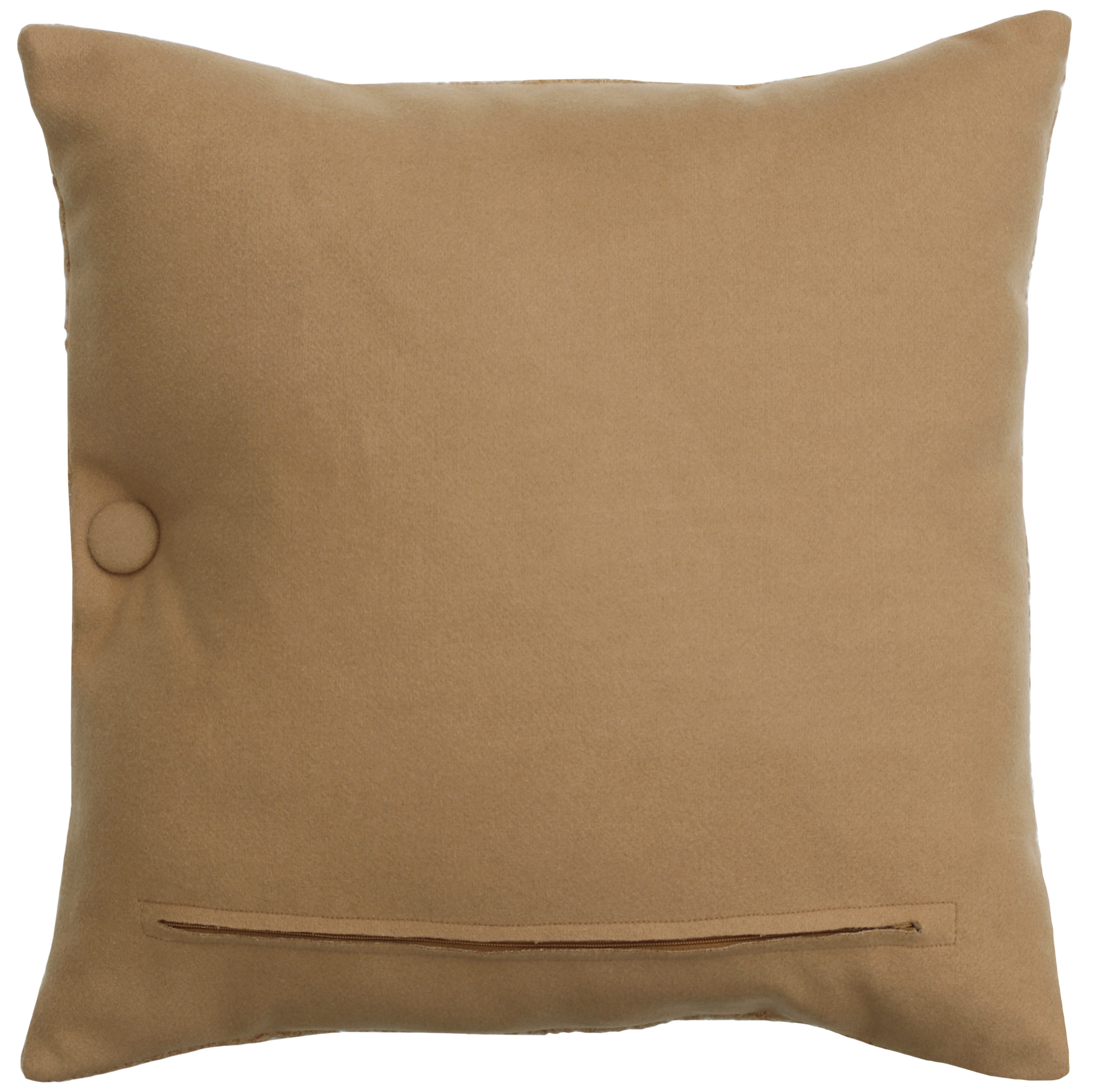 kussen bouclé knoop camel 47x47