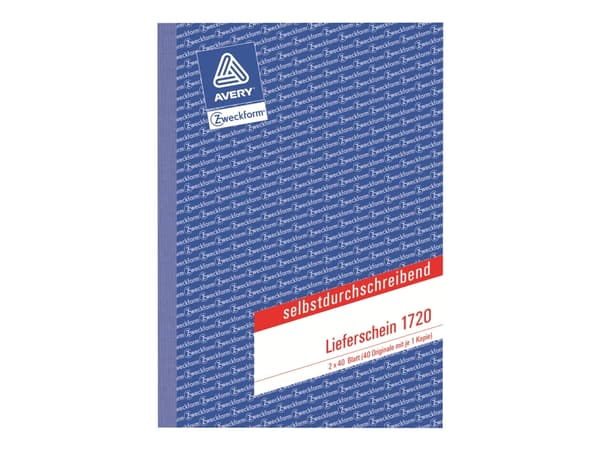 Avery Zweckform - Leveringsskjema - 40 ark - A5 - dublett - karbonfri