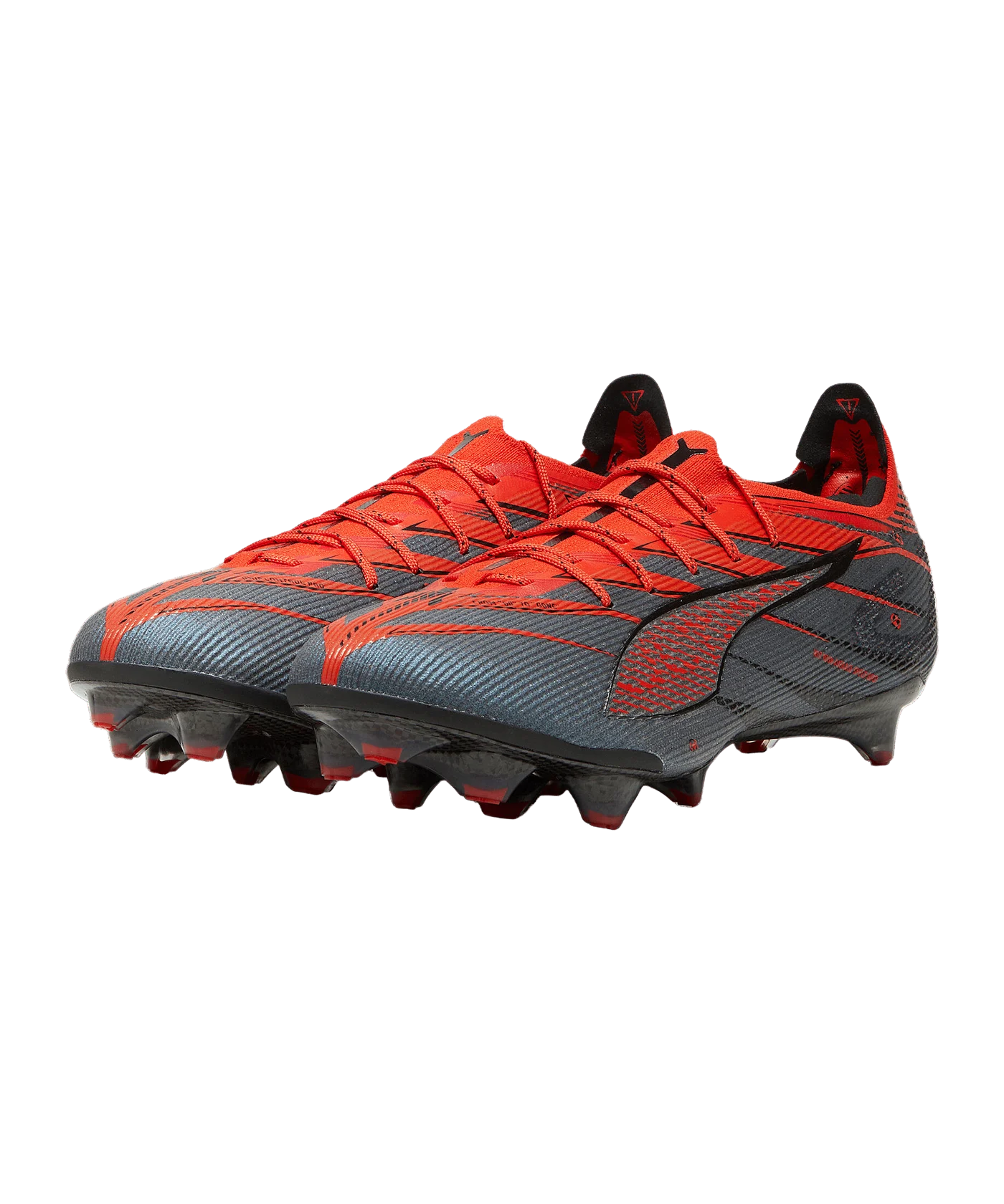 PUMA ULTRA 5 Carbon Speed FG Schwarz Weiss F01