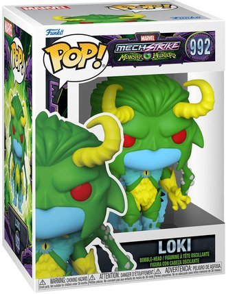 Figurine POP Bobble  Loki Marvel Mech Strike Monster Hunters