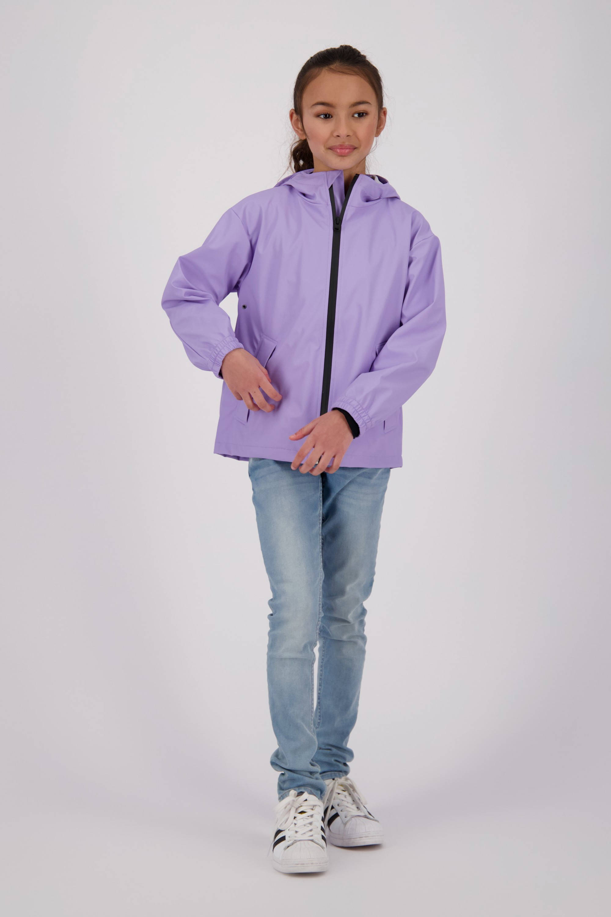 Vingino kids regenjas Thyfoon lila