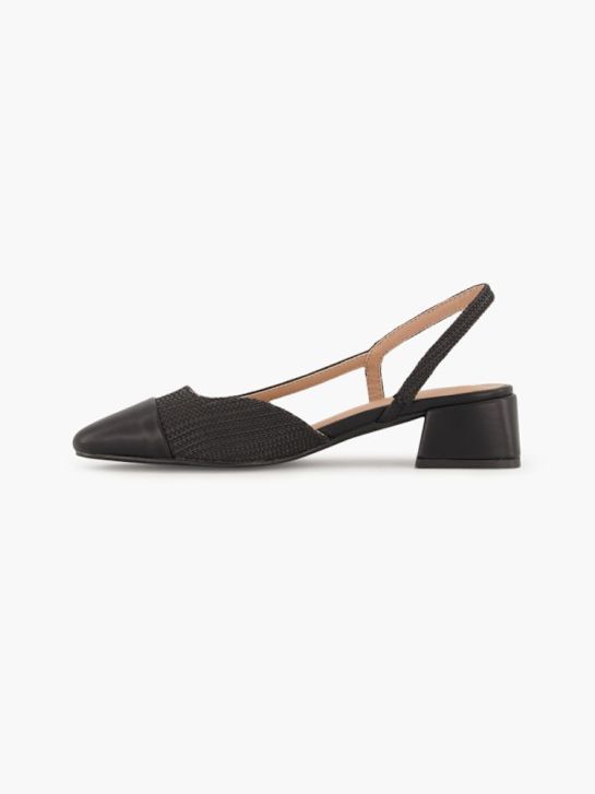 Graceland Slingpumps Schwarz