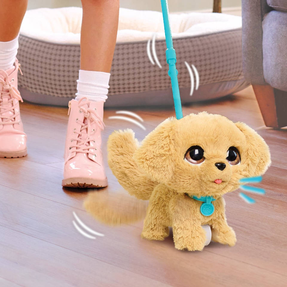 FurReal WagaLots Golden Retriever interactieve pluchen knuffel