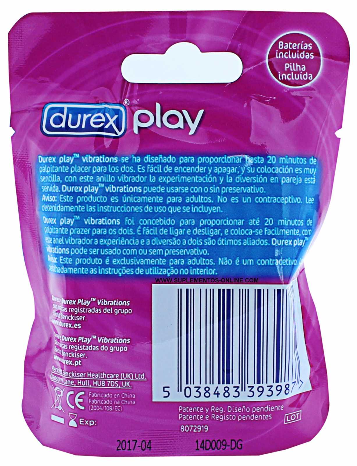 Durex Play Vibrações