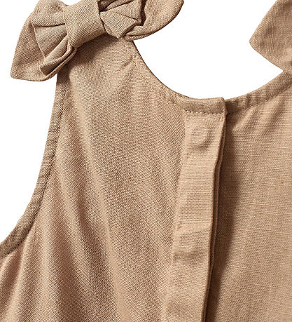 Sofie Schnoor Kleid - Baumwolle/Leinen - Gladysb - Soft Brown