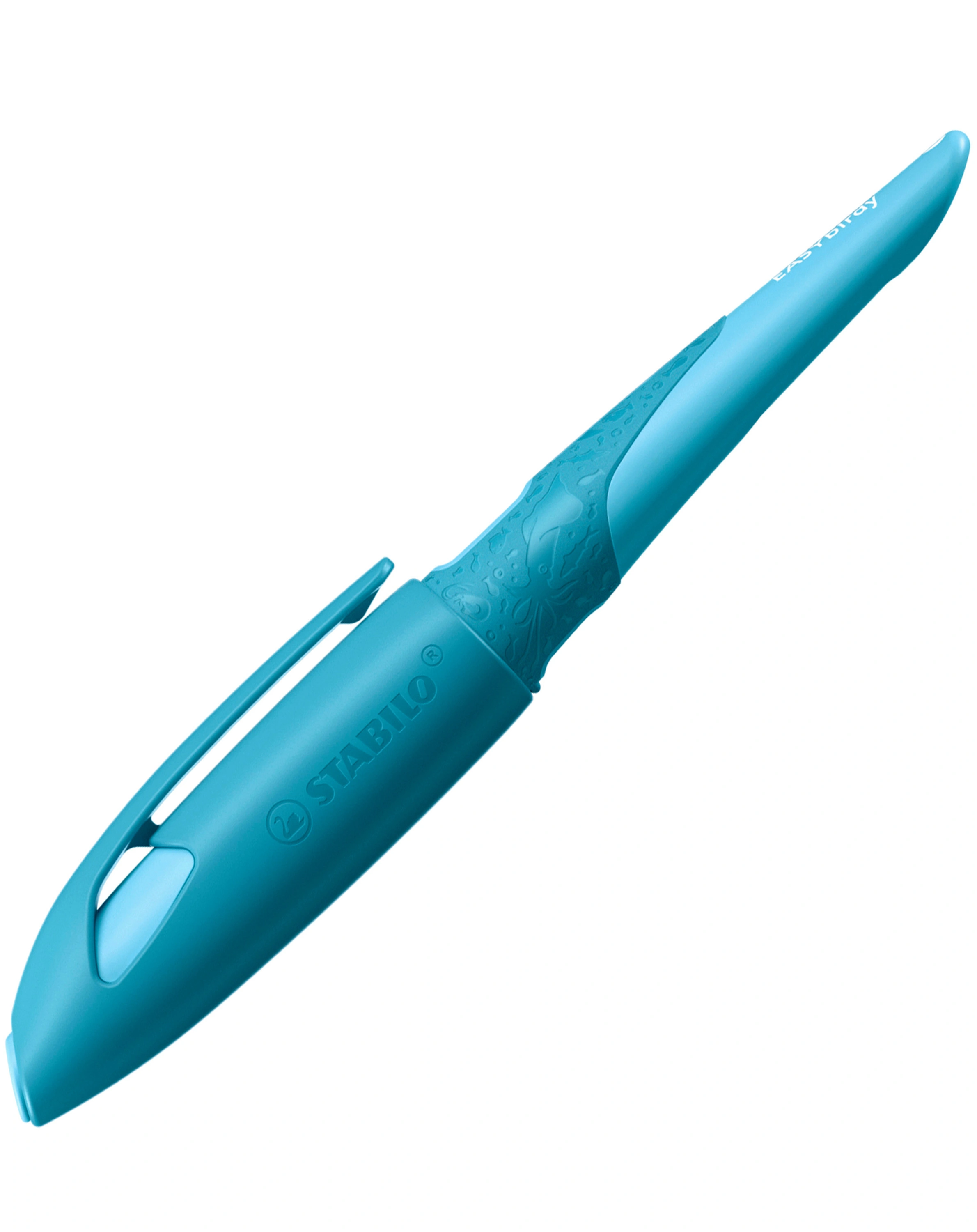 Schulfüller STABILO® EASYbirdy 3D Wildlife S.E. für Rechtshänder in blau
