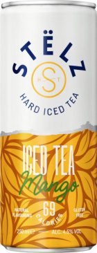 STËLZ HARD SELTZER ICED TEA MANGO 12X25CL
