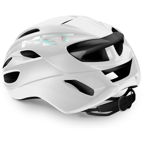 Casque vélo MET RIVALE MIPS CE BLANC HOLOGRAPHIQUE BRILLANT