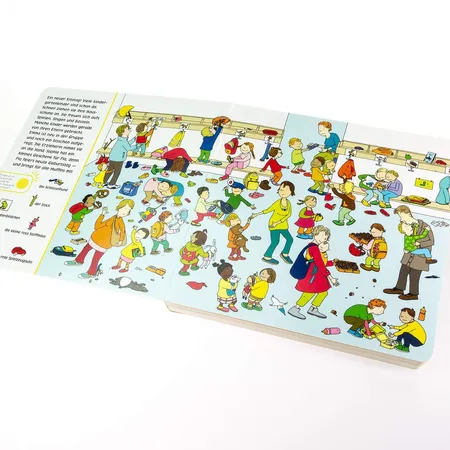 Carlsen Verlag Hör mal (Soundbuch): Wimmelbuch: Im Kindergarten