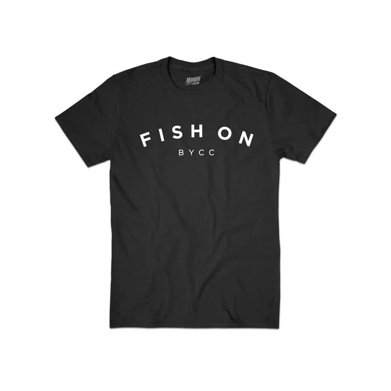 Tee Shirt Manches Courtes Homme Cyril Chauquet Fish On Bycc - Noir