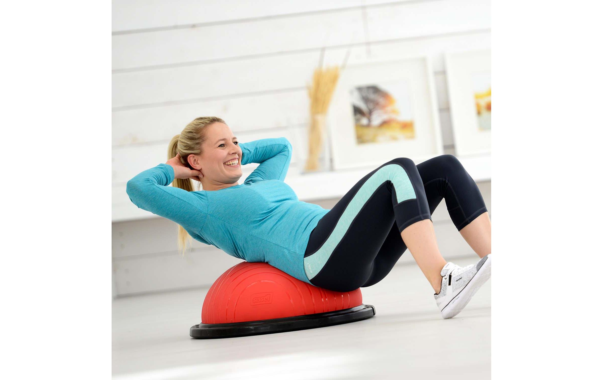 Fit-Dome Sport rot<br>Bosu Ball, Balancetraining