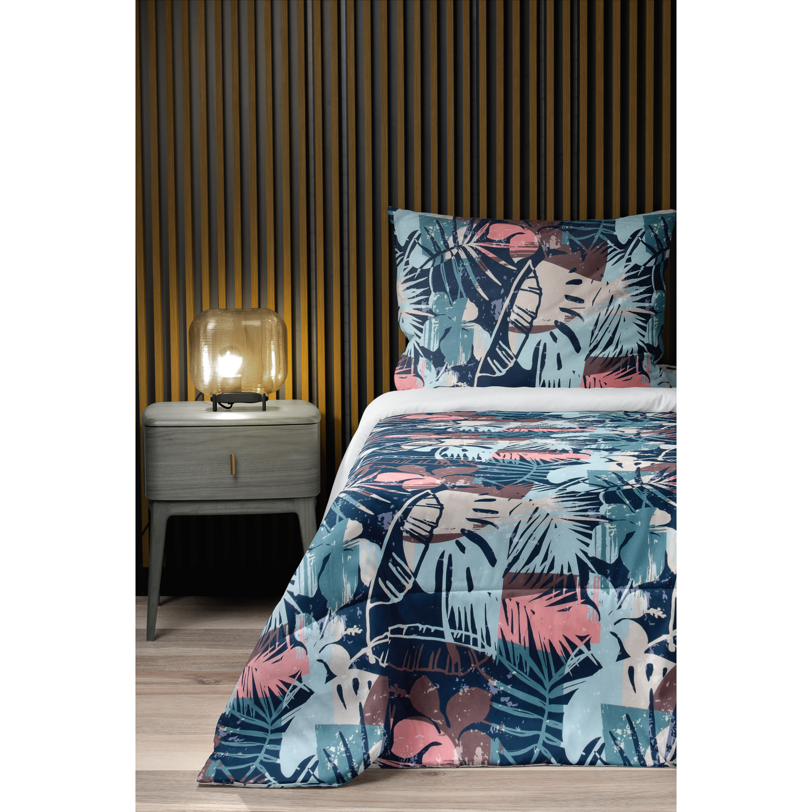 Bench Bettwäsche Renforcé Jungle blau