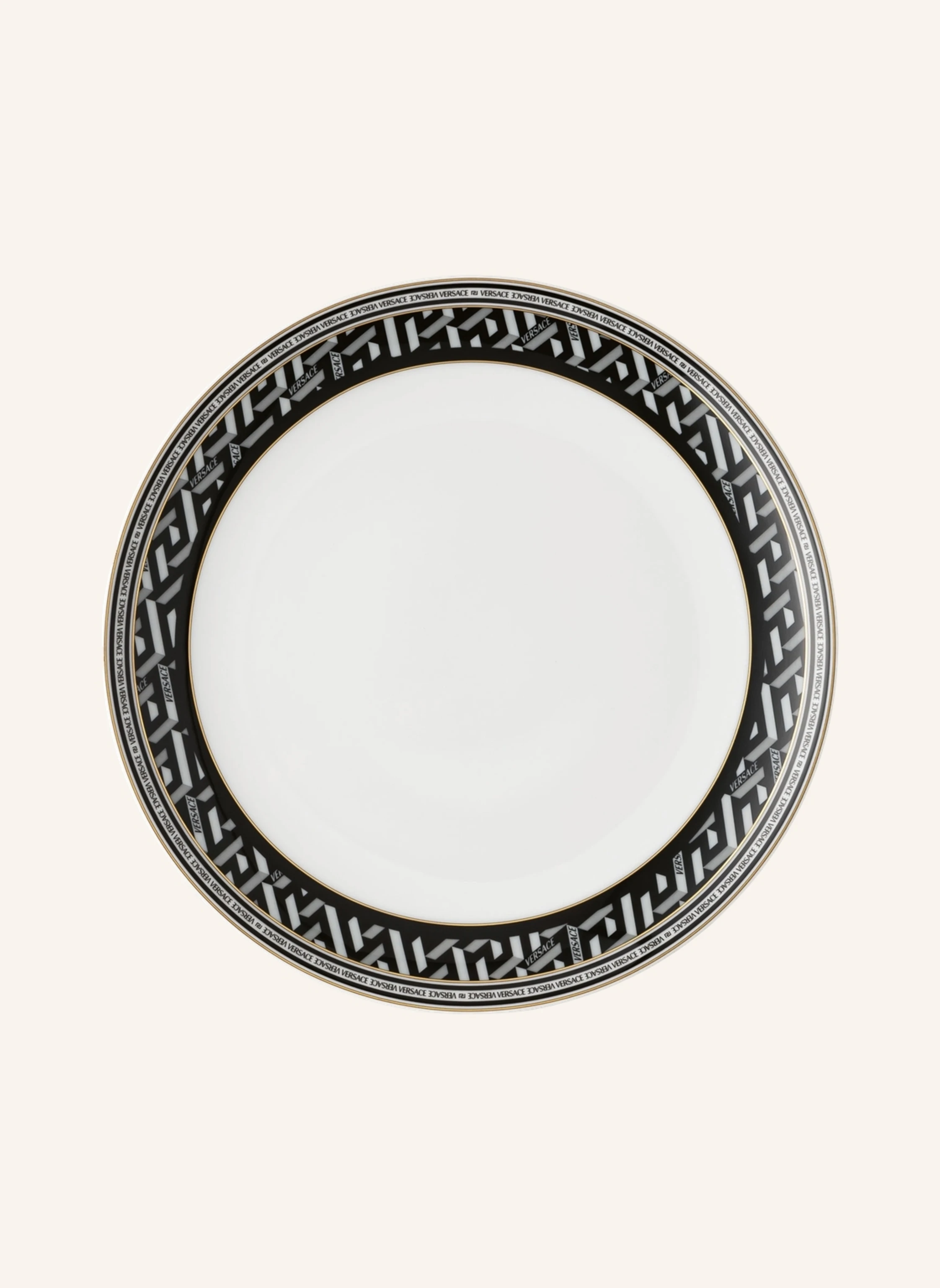 Rosenthal meets VERSACE Frühstücksteller LA GRECA SIGNATURE BLACK