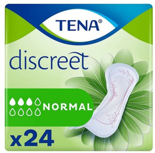 Incontinence Sanitary Pad Discreet Normal Tena (24 uds)