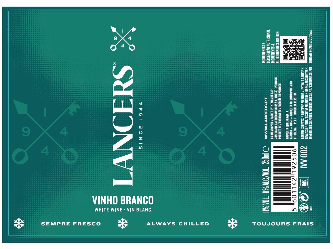 VINHO BRANCO LATA LANCERS LATA 0.25L
