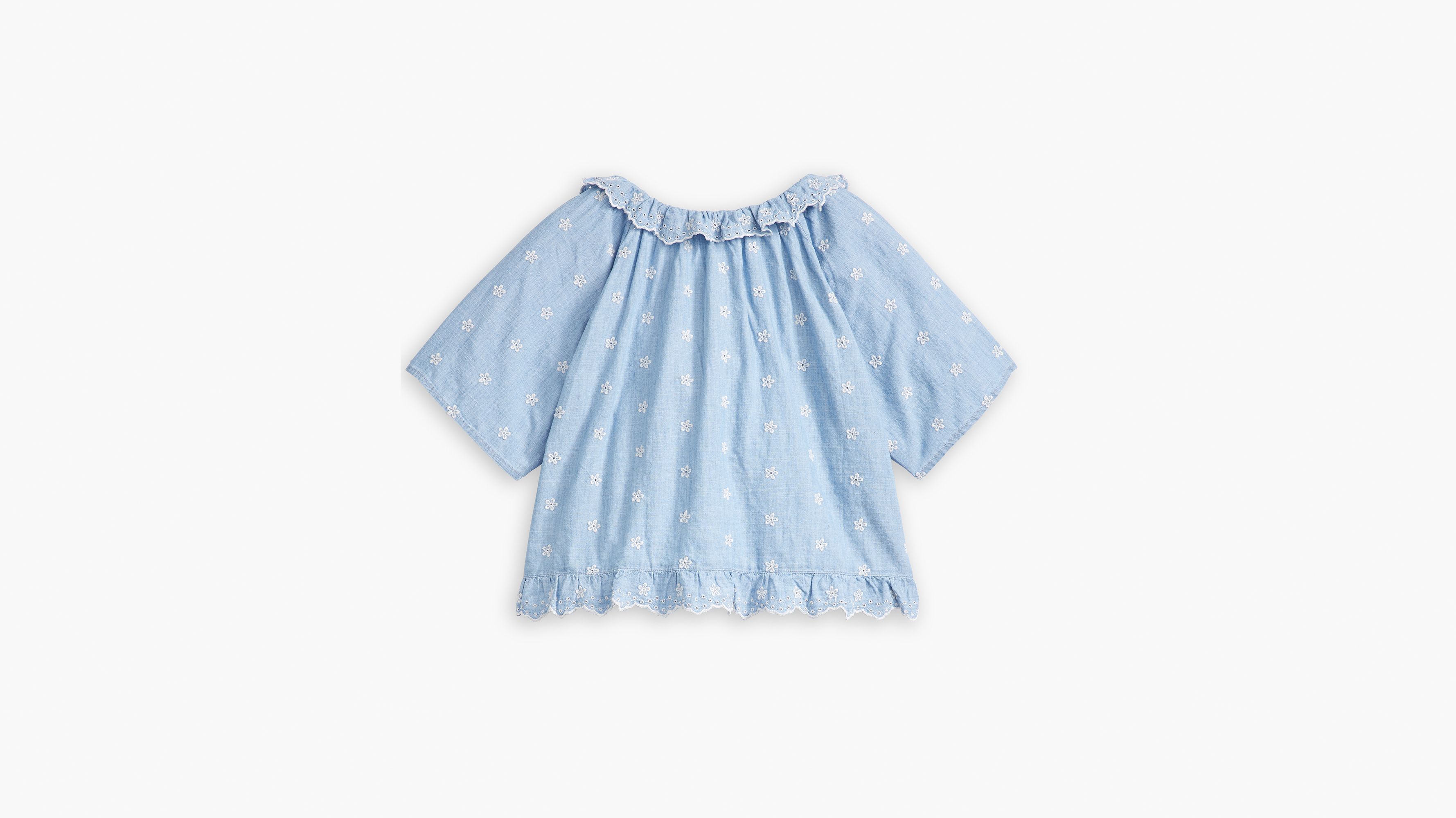 Blouse manche courte Lyka Lightweight - Serene Light Stone - Bleu