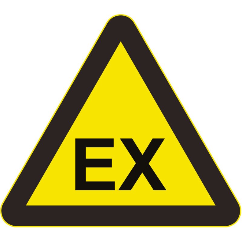 Panneau triangle DANGER EXPLOSIF