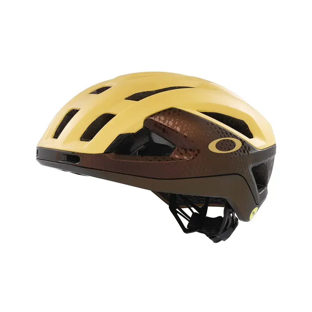 Oakley ARO3 Endurance MIPS Race Fietshelm Geel/Bruin
