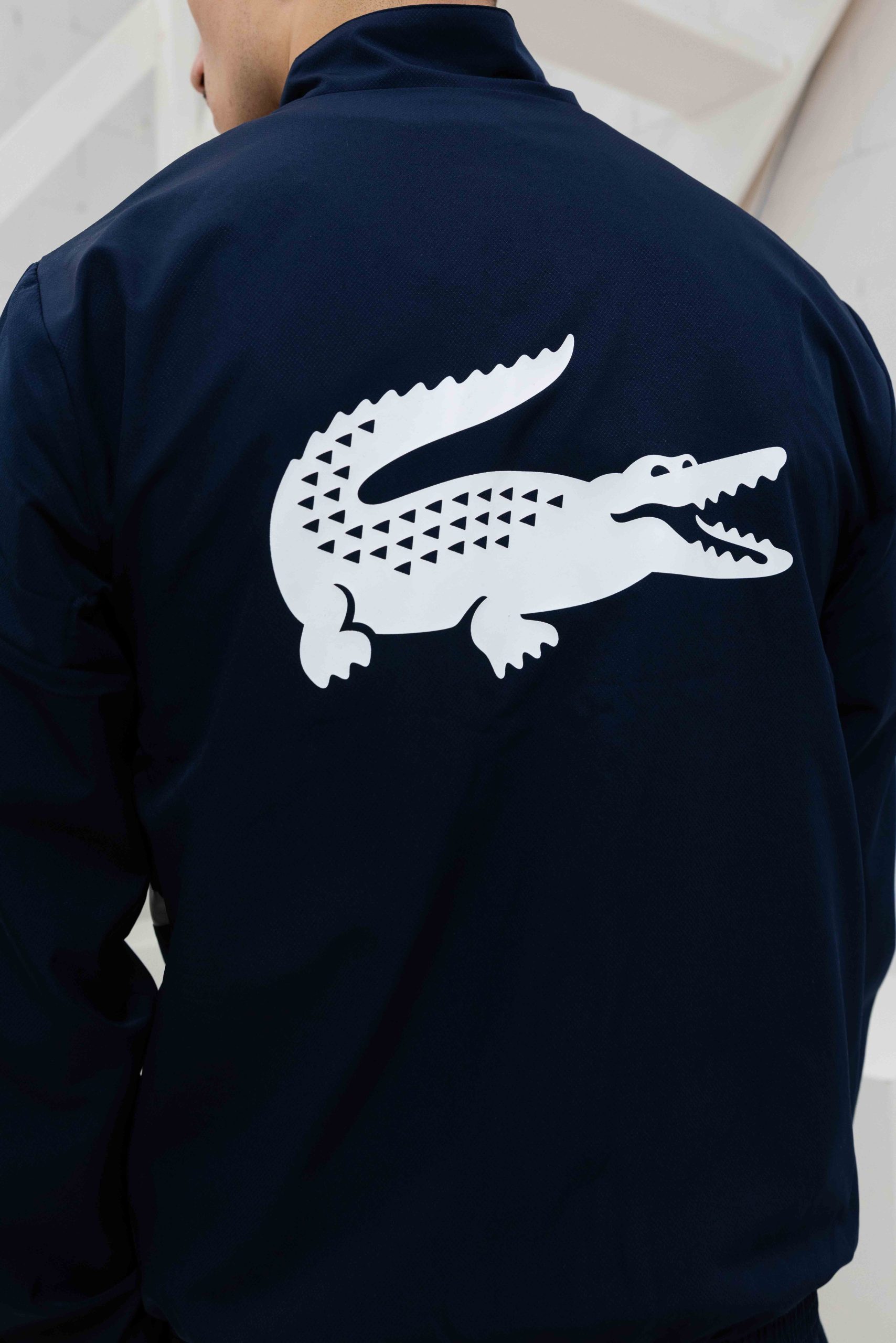 Lacoste Sport Printed Trainingspak Heren Donkerblauw