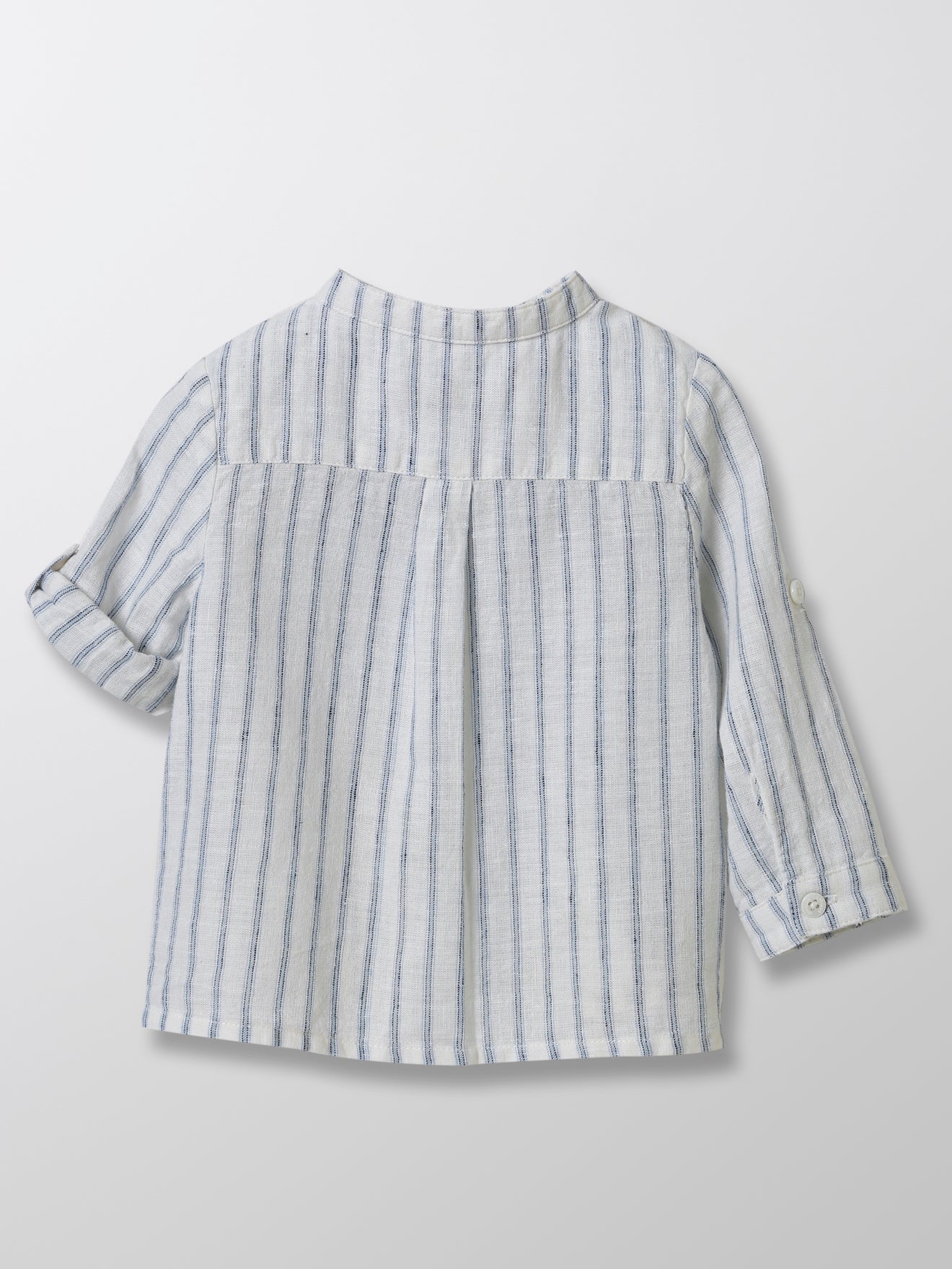 Chemise rayée Bébé lin et coton