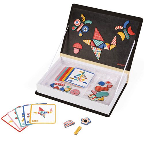 Janod magneetboek tangram - 43st