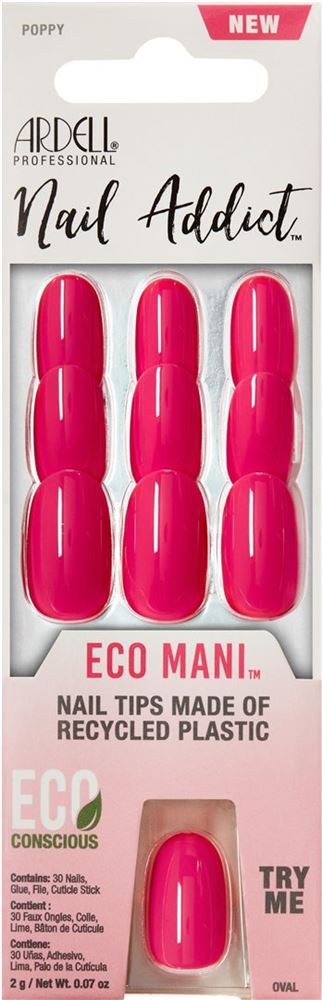 ARDELL Nail Addict Eco Mani<br>30 Stück, Poppy