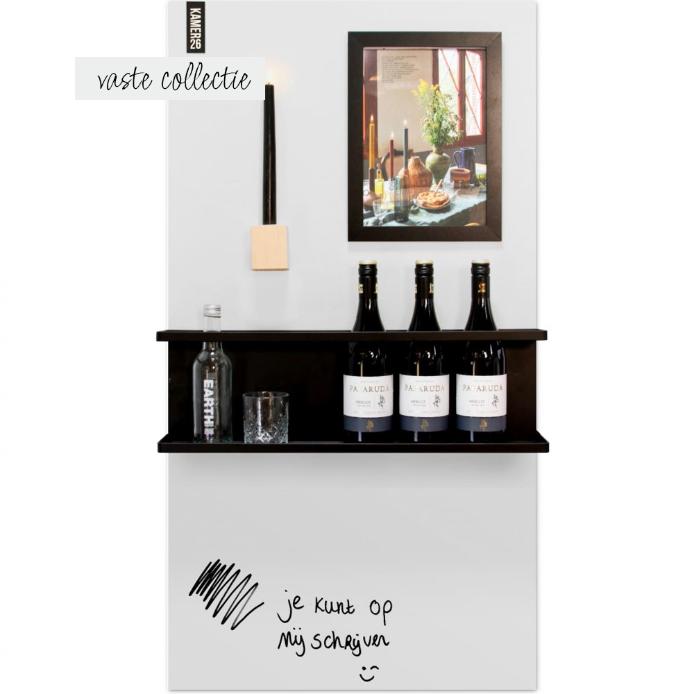 Magneetbord glossy – whiteboard wit 60x150 cm