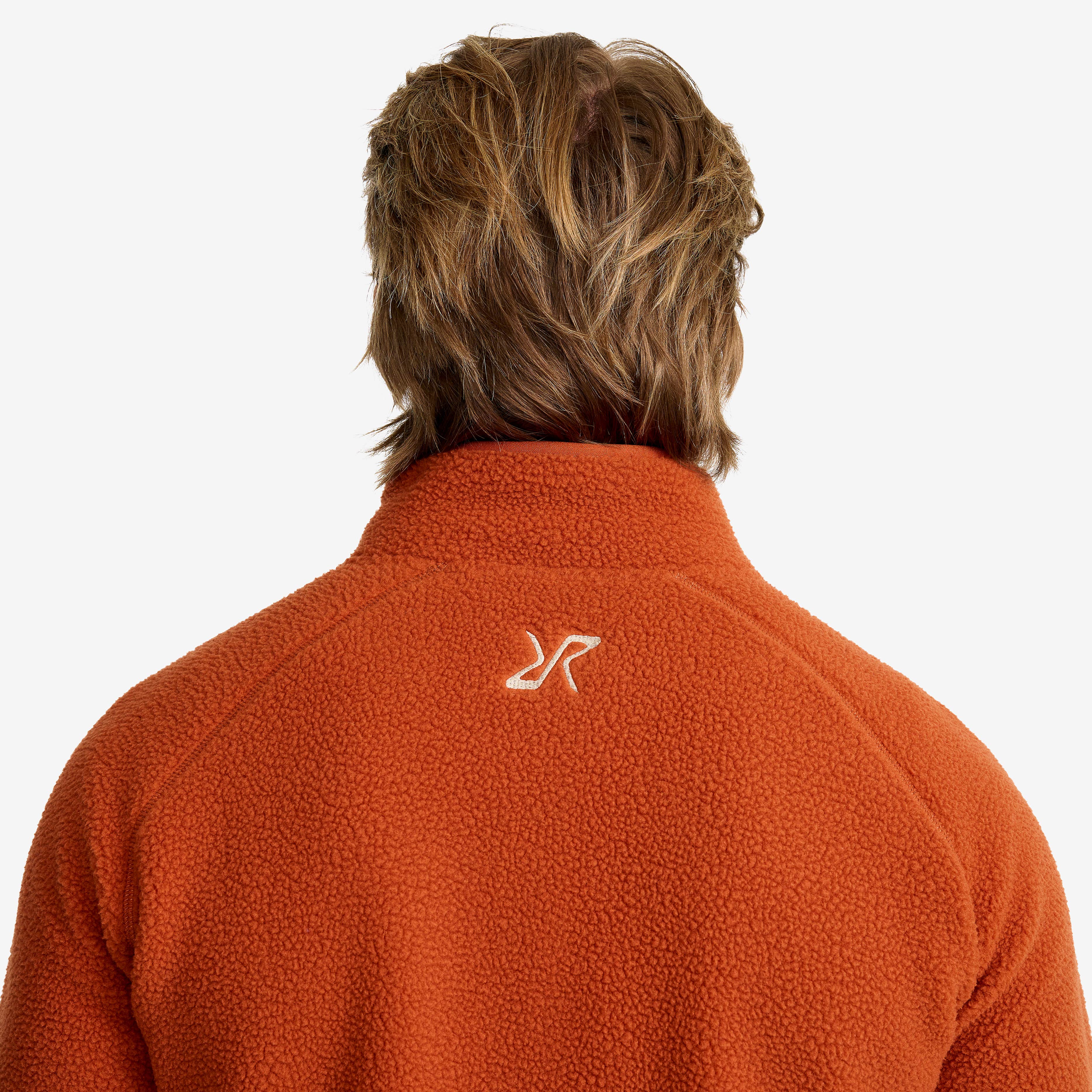 Canyon Full-zip Pile Fleece Herre Terracotta Brown