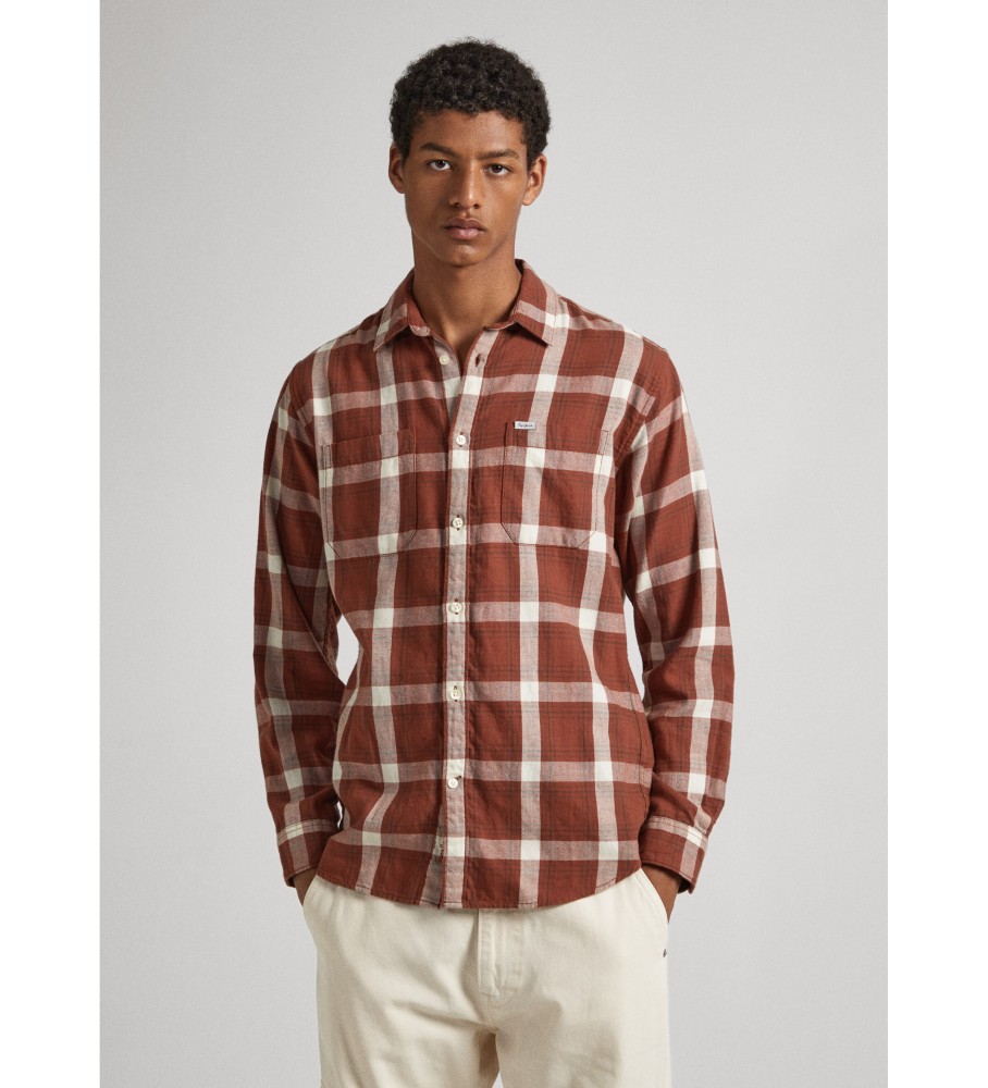 Camisa laranja Pepe Jeans Corbus