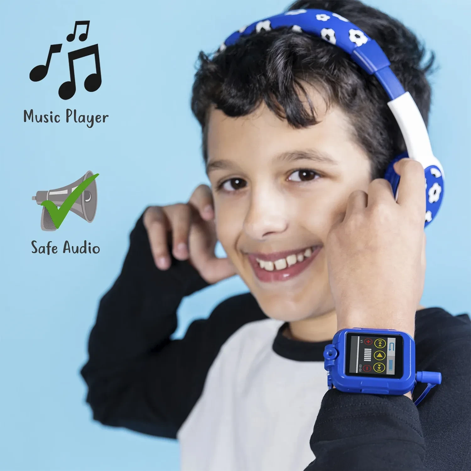 Tikkers Interactive Watch and Headphone Football Set TKS02-0004