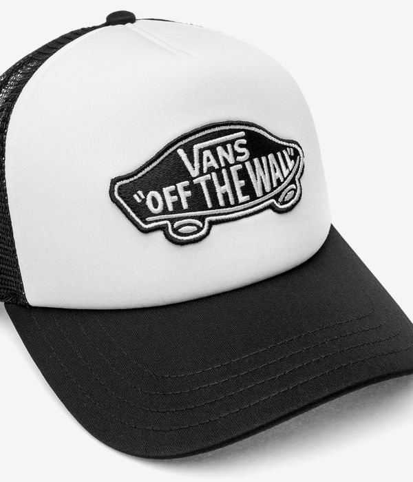 Vans Classic Patch Curved Bill Trucker Cap (black white)