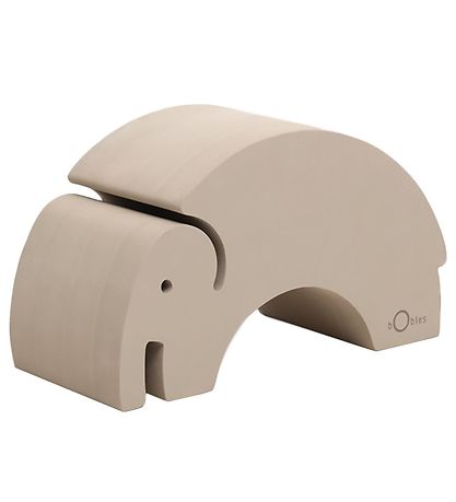 bObles Elefant - Klein - 37x16x21 cm - Sand Grey