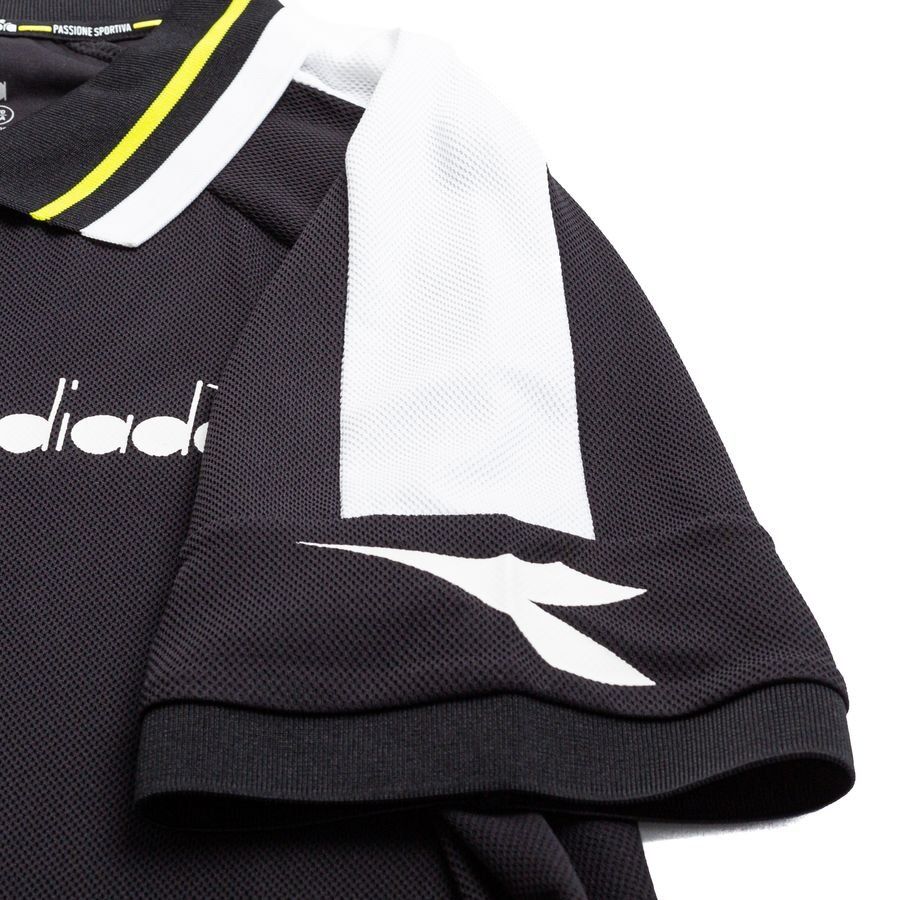 Diadora Polo Icon - Noir/Blanc