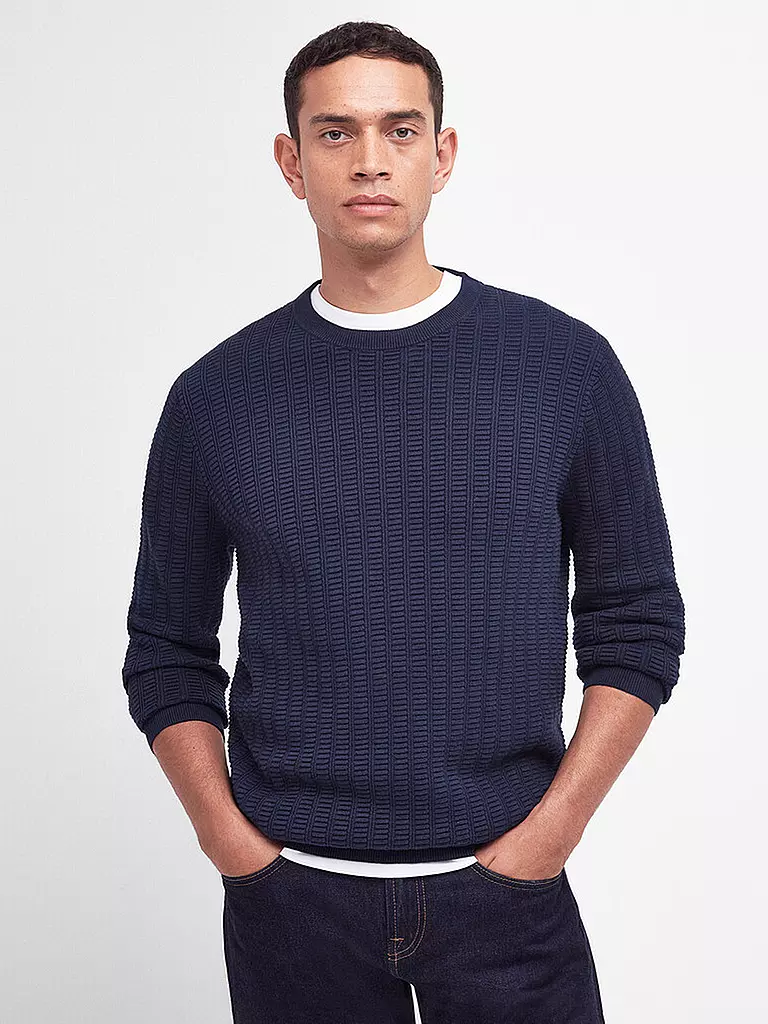 BARBOUR Strickpullover dunkelblau