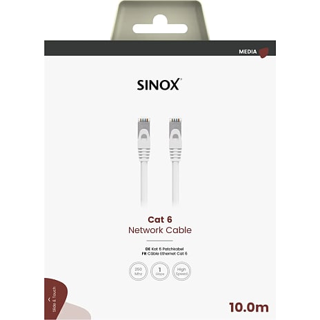 Sinox Cat6e netværkskabel 10 meter