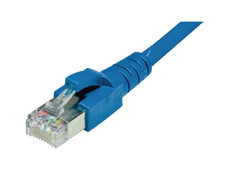 Dätwyler IT Infra Patchkabel RJ-45 - RJ-45, Cat 6A, S/FTP, Patchkabel, 2 m, Blau