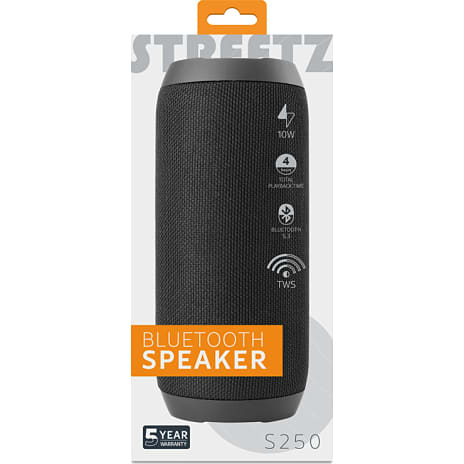 Streezt S250 bluetooth højttaler - sort