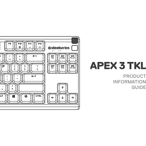 Steelseries Apex 3 TKL keyboard