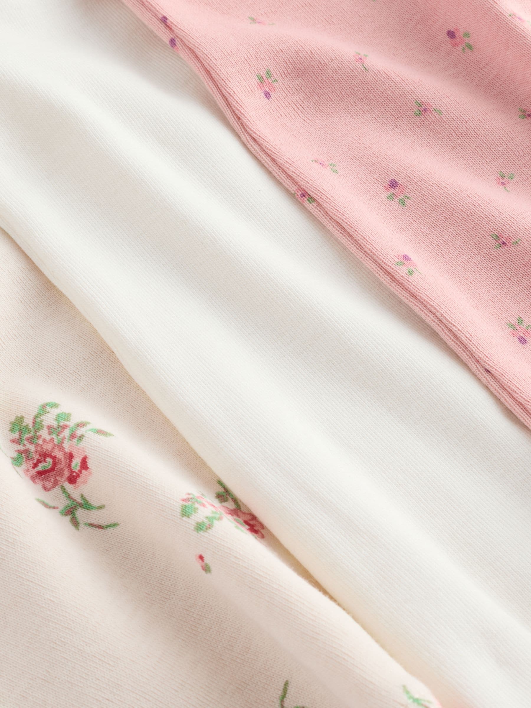 Roze - Verpakking van 3 cami topjes met bandjes en print (1,5 - 16 jr)