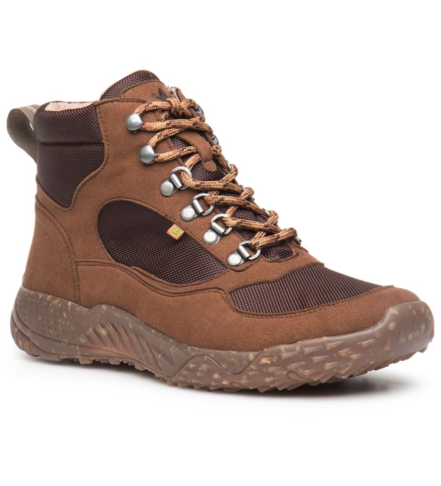 Botas de tornozelo de couro Naturalist N5620T marrom