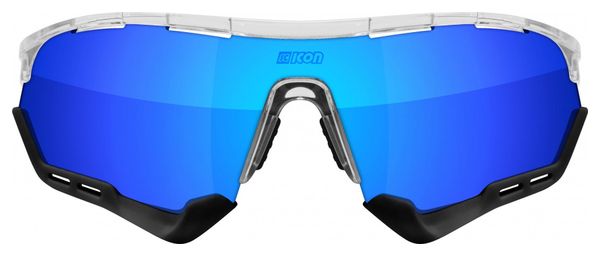 Scicon Sports Aerotech SCN PP XL Lunettes De Soleil De Performance Sportive (Multimirror Bleu Scnpp/Briller)