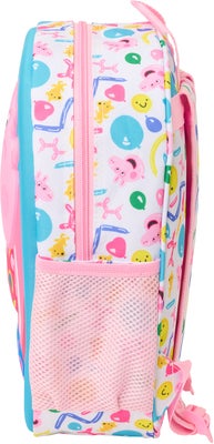 Peppa Gris 3D Ryggsekk 8.5L, Blå/Rosa