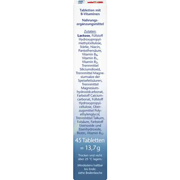 aktiv B-Komplex + Folsäure Mini-Tabletten