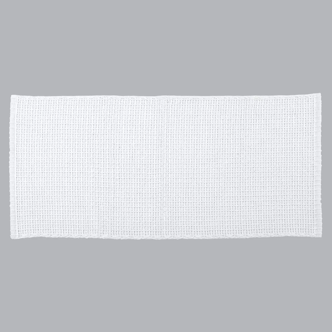 Tapis de salon coton (50 x 120 cm) Mimetisme Blanc